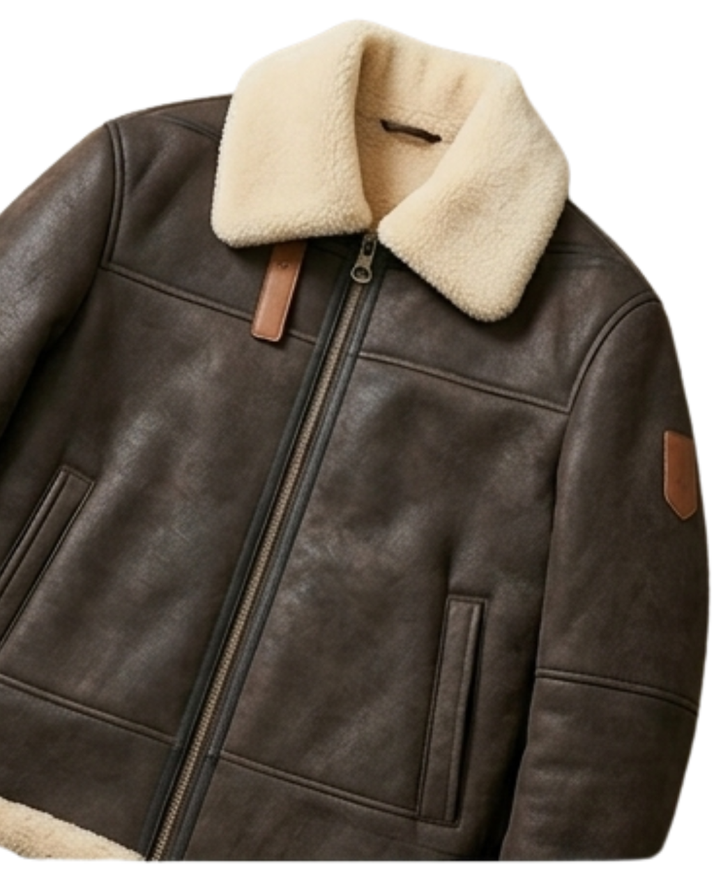 Men's Archer Dark Brown Shearling Jacket