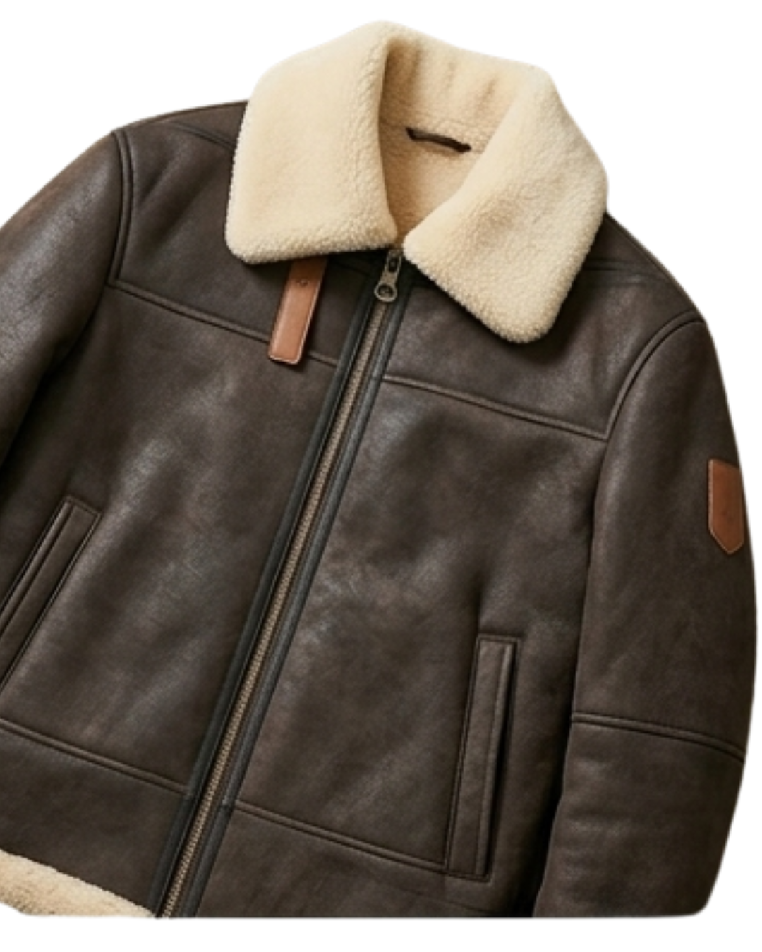 Men's Archer Dark Brown Shearling Jacket