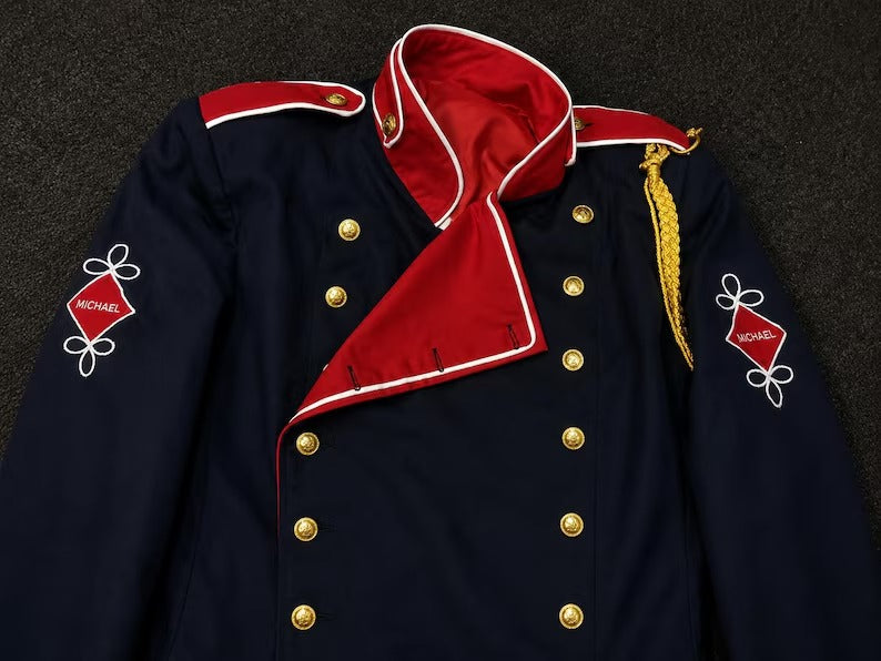 Movie Michael Jaafar Jackson Blue Coat