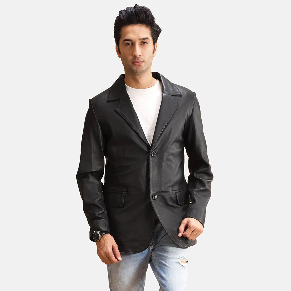 Jackson Leather Blazer