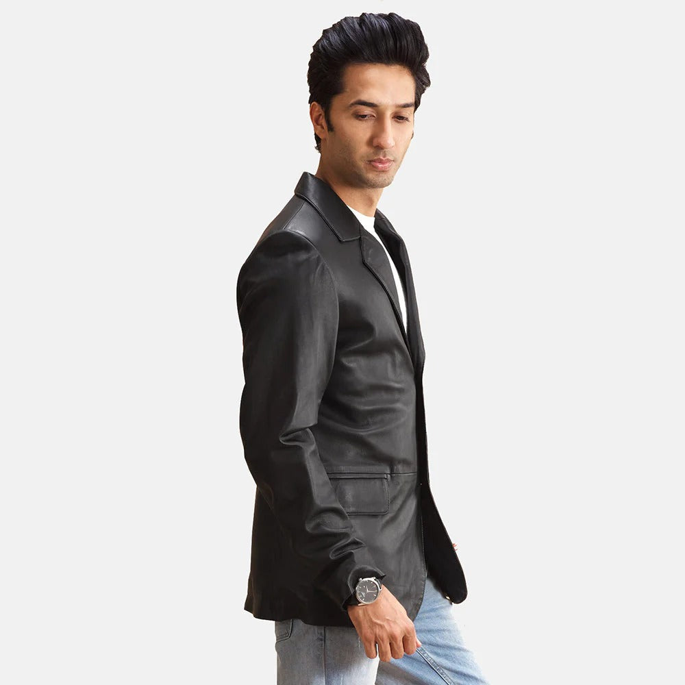 Jackson Leather Blazer
