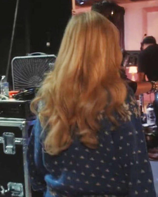 Sabrina Carpenter A Nonsense Christmas 2024 Blue & White Snowflake Turtleneck Knit Sweater