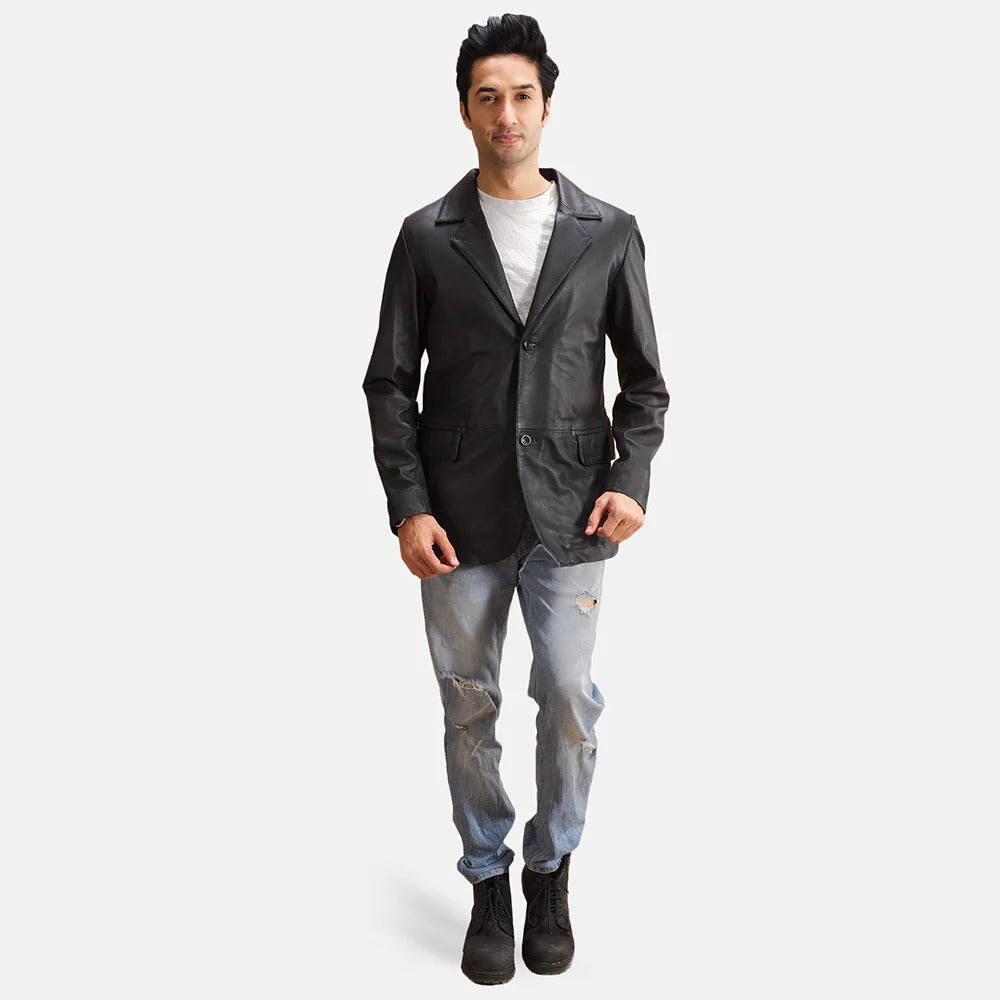 Jackson Leather Blazer