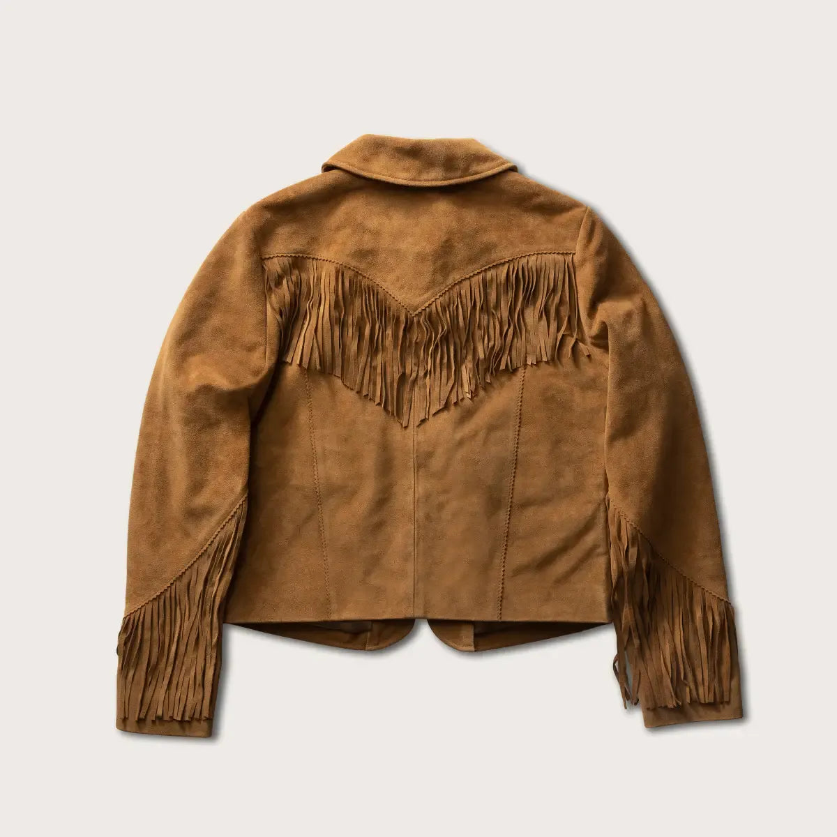 Arden Suede Western Fringe Jacket