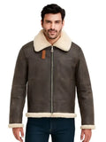 Men's Archer Dark Brown Shearling Jacket