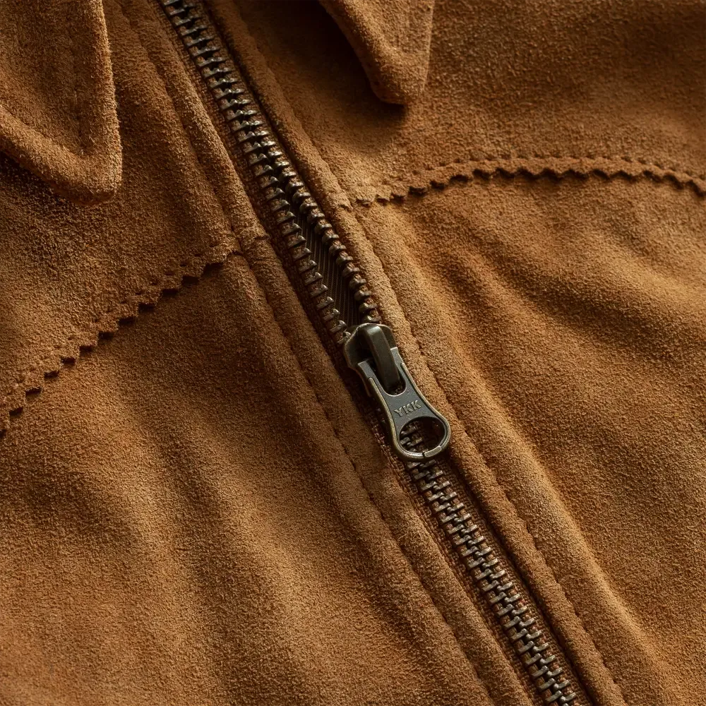 Arden Suede Western Fringe Jacket