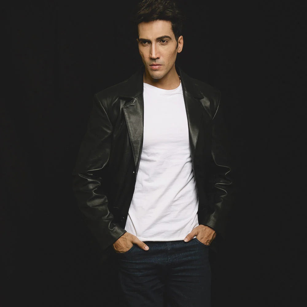 Jackson Leather Blazer
